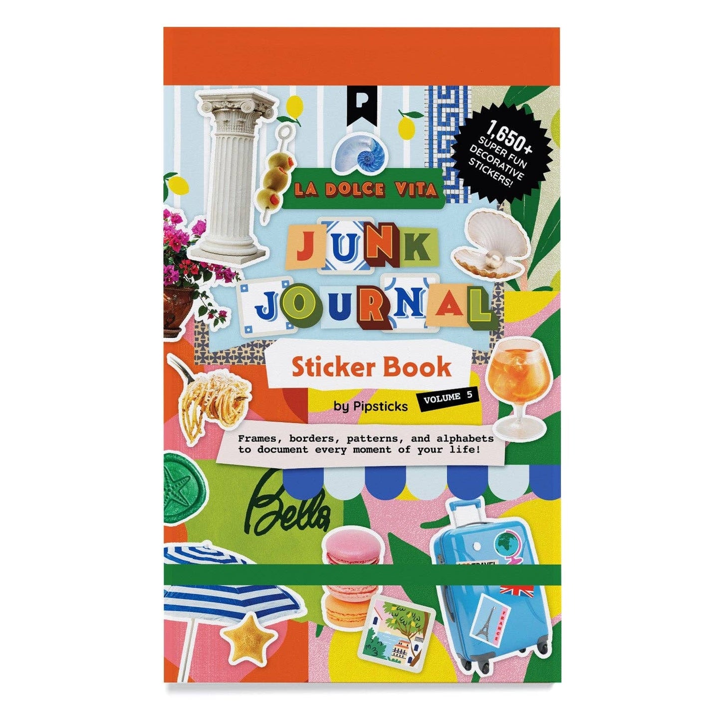 COMING SOON: Pipsticks - La Dolce Vita Junk Journal Sticker Book Volume 5