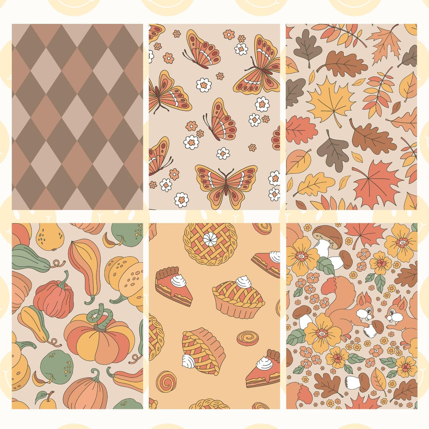 Pumpkin Pie Scrapbook Paper Pack