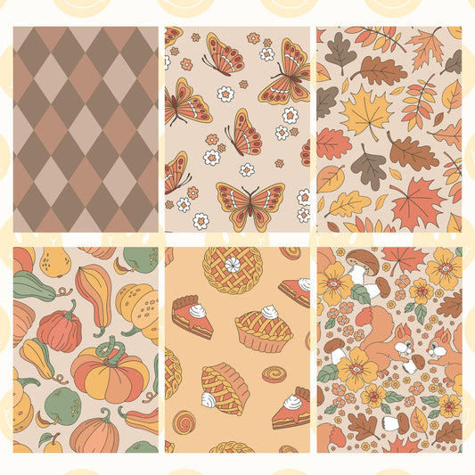 Pumpkin Pie Scrapbook Paper Pack