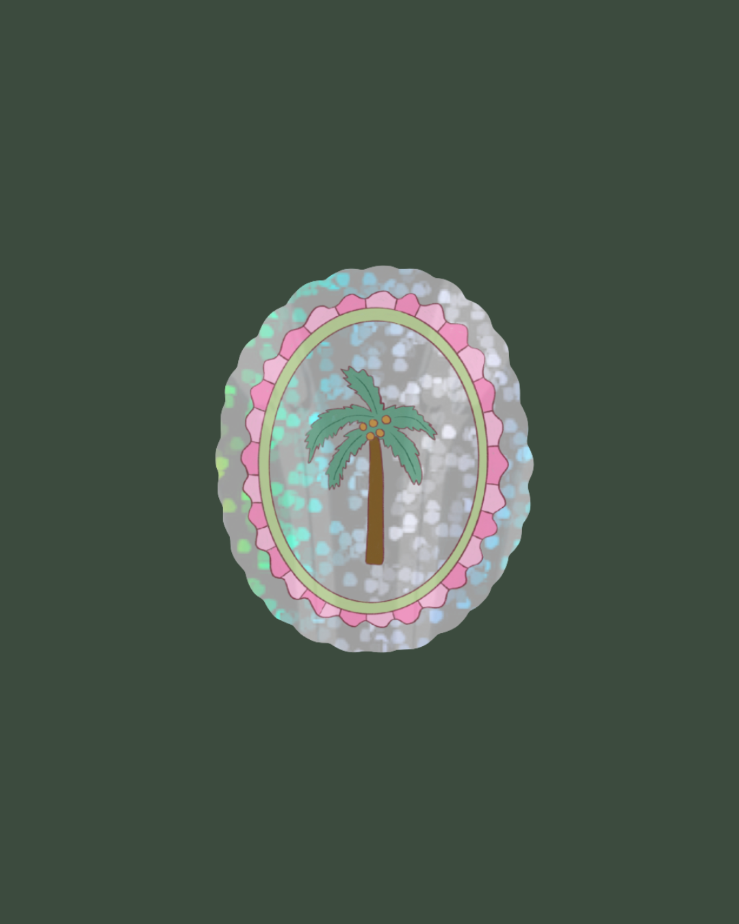 COMING SOON: Nany Craft Shop Sticker - Palm Tree