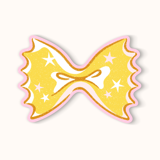 Coming Soon: Reverie Realm - Farfalle Pasta Bow | Vinyl Waterproof Sticker