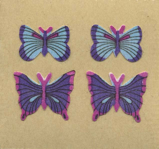 Stickermagic - Fuzzie Stickers - Butterflies