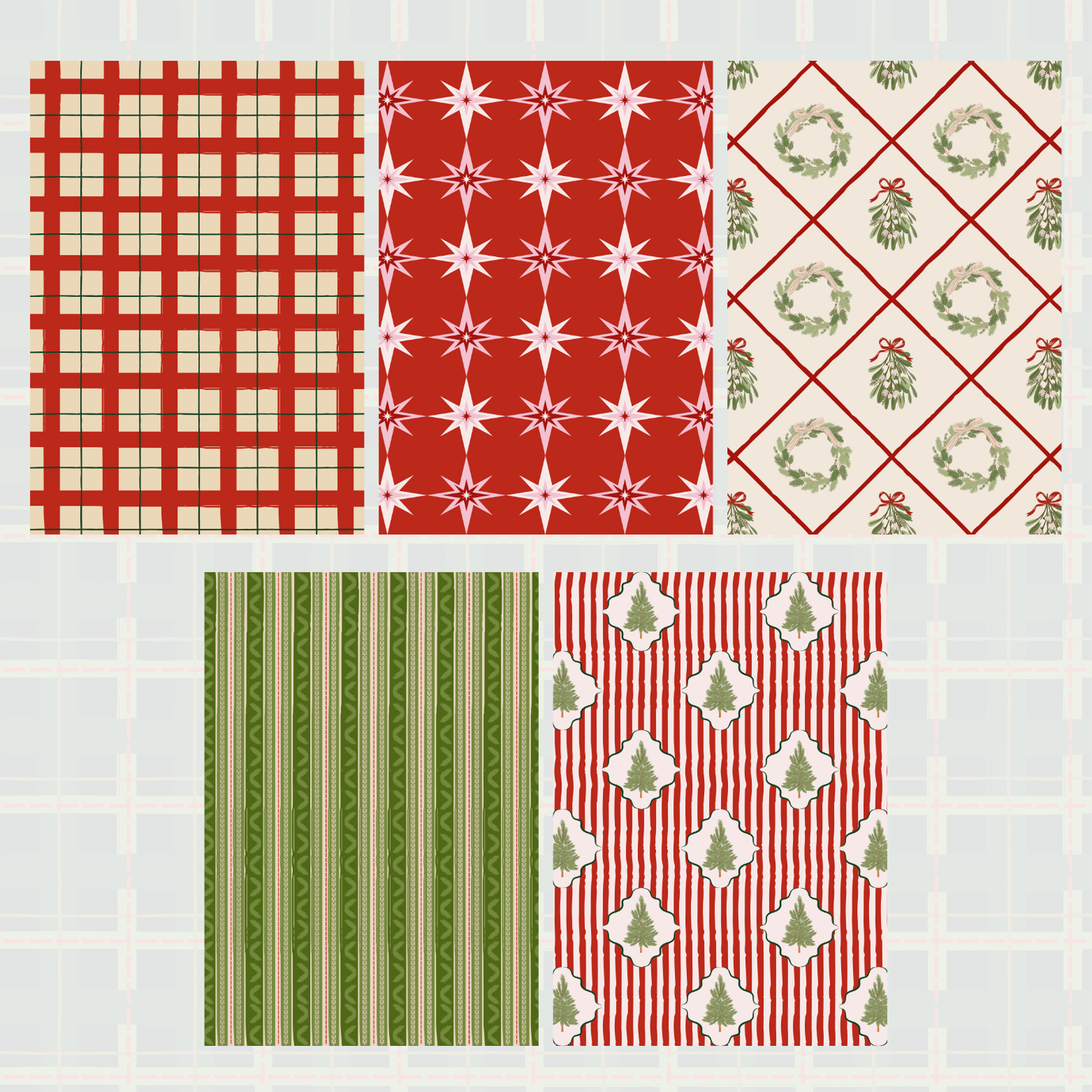 Traditional Christmas Scrapbook Paper Pack