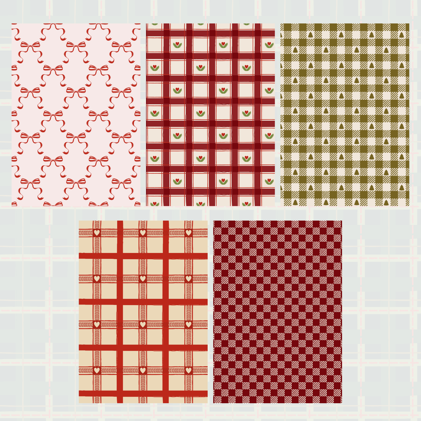 Traditional Christmas Scrapbook Paper Pack