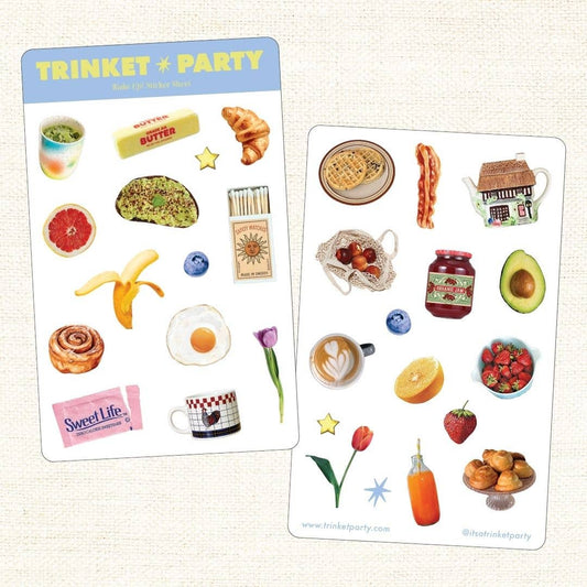 Trinket Party - Wake Up! Sticker Sheets