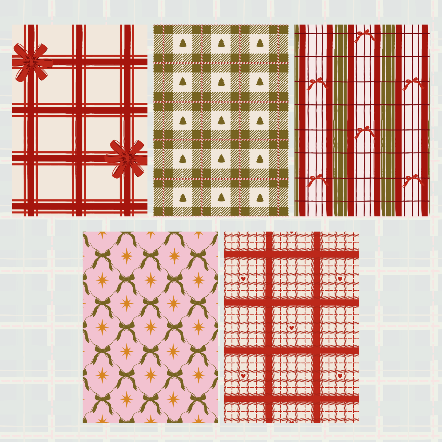 Traditional Christmas Scrapbook Paper Pack