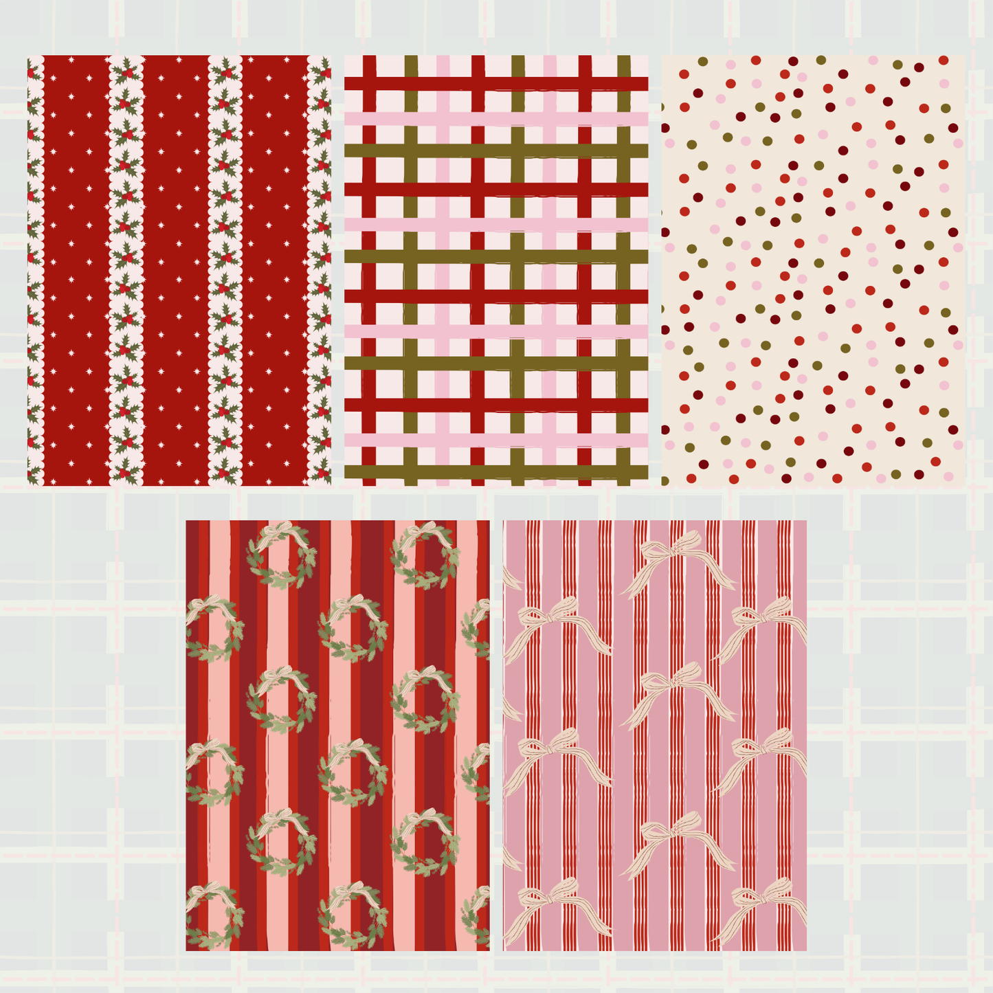 Traditional Christmas Scrapbook Paper Pack