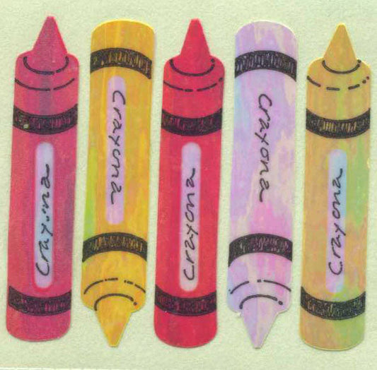 Stickermagic - Pearlie Stickers - Crayons