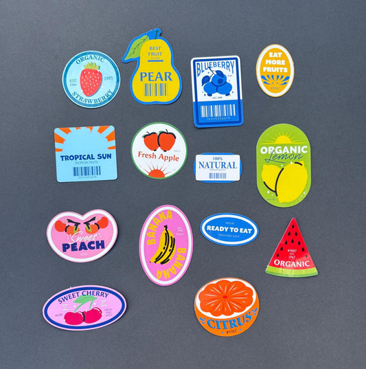 Mini Fruit Sticker Set