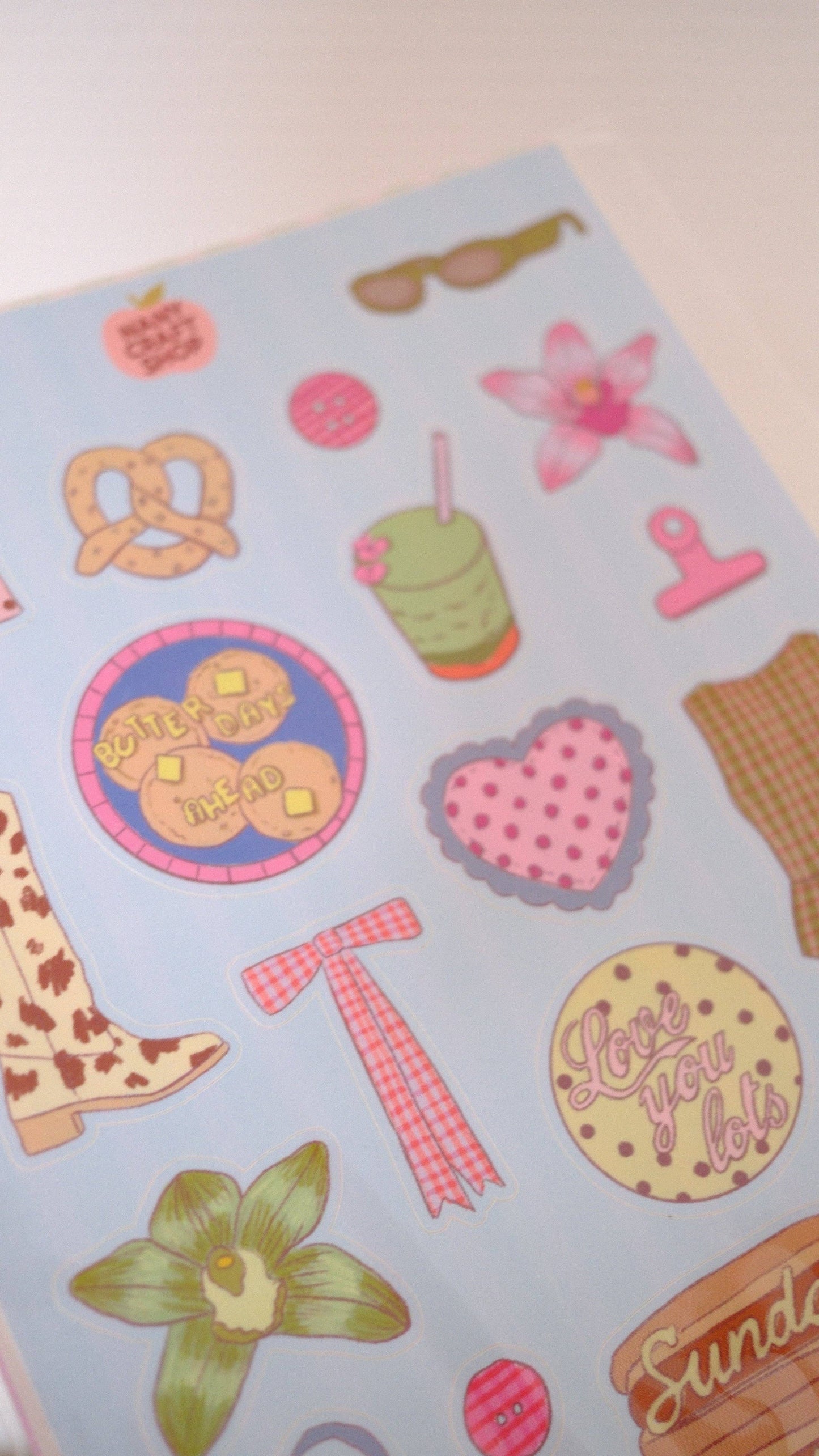 COMING SOON: Nany Craft Shop - A5 Cool Girl Sticker Sheet