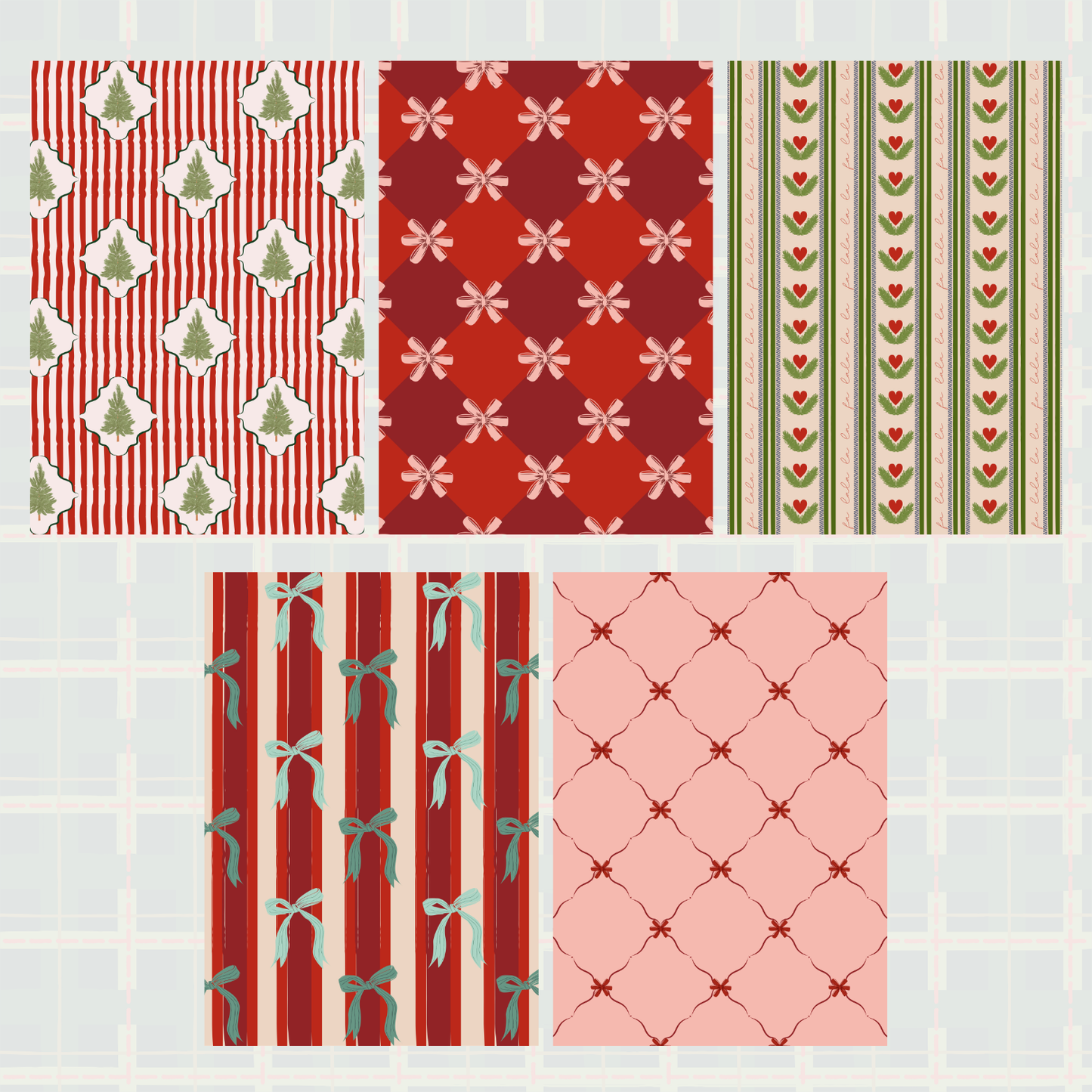 Traditional Christmas Scrapbook Paper Pack