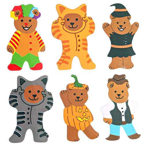 COMING SOON: Sticker Garden - Glossy Trick or Bear Halloween Sticker