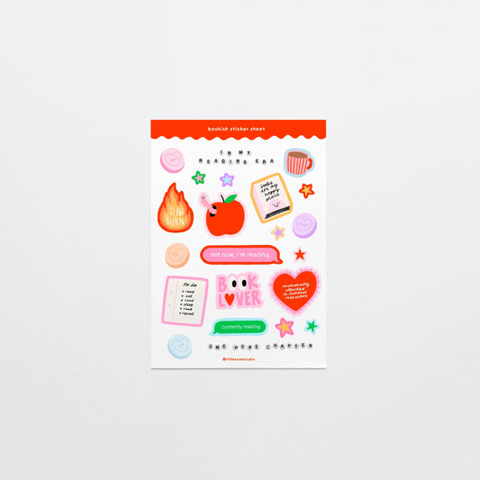 Tillie Rose Studio - Bookish Clear Vinyl Sticker Sheet