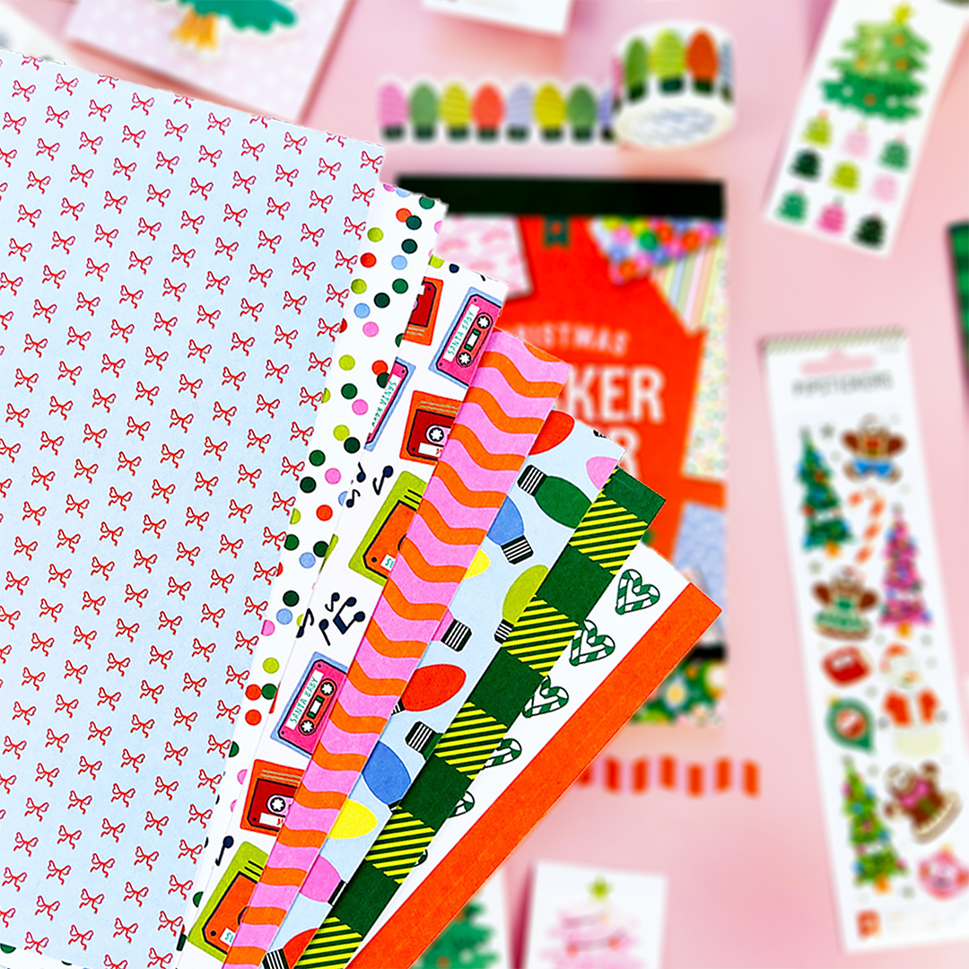 Coming Soon: Pipsticks - Charming Christmas Sticker Paper Scrap Pad
