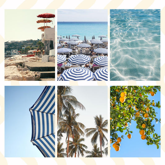 Italian Summer Sticky Back Scrapbook Paper Pack