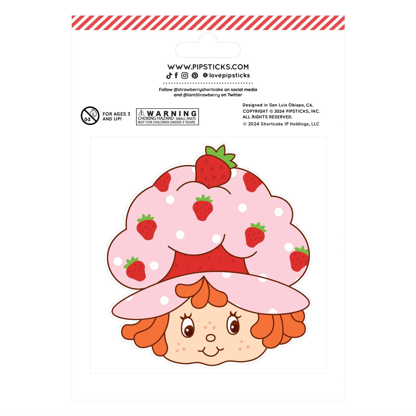 Pipsticks Strawberry Shortcake & Custard Scratch'n Sniff