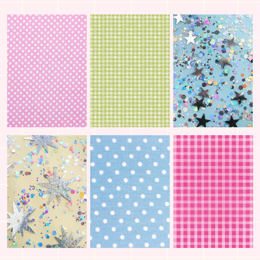 Mixed Texture Print Scrapbook Paper Pack