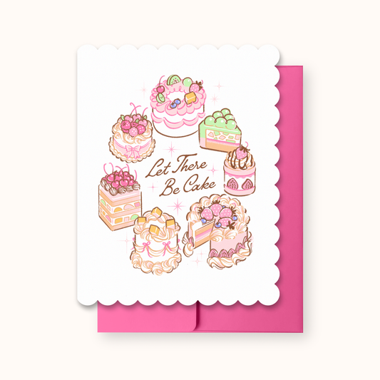 Coming Soon: Reverie Realm - Let There Be Cake | Handmade Greeting Card