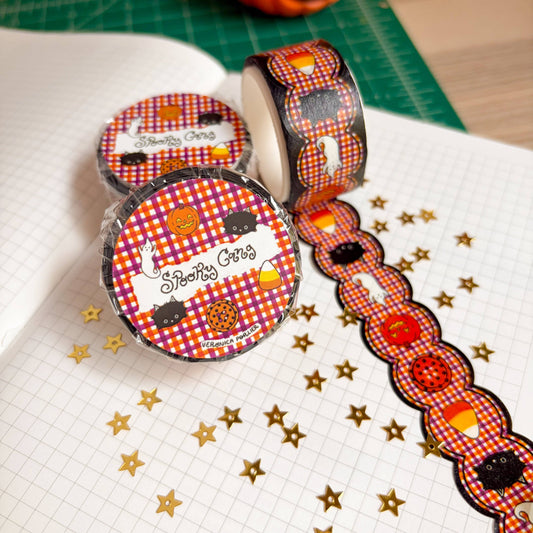 Veronica Porlier Illustrations - Spooky Gang Diecut Washi Tape