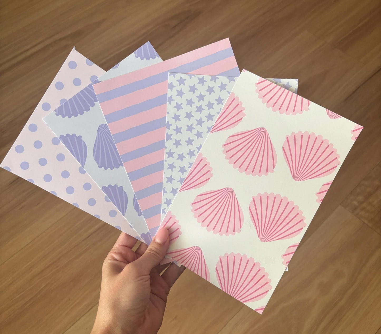 Pastel Pink & Lilac Scrapbook Paper Pack