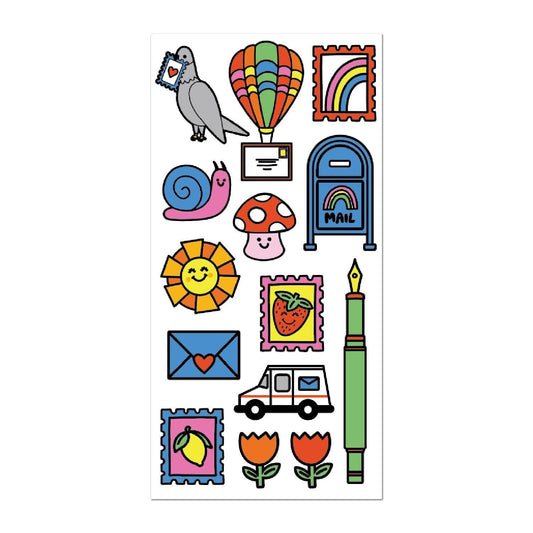 Pipsticks - Tear-off Stickers - Snail Mail & Sunshine