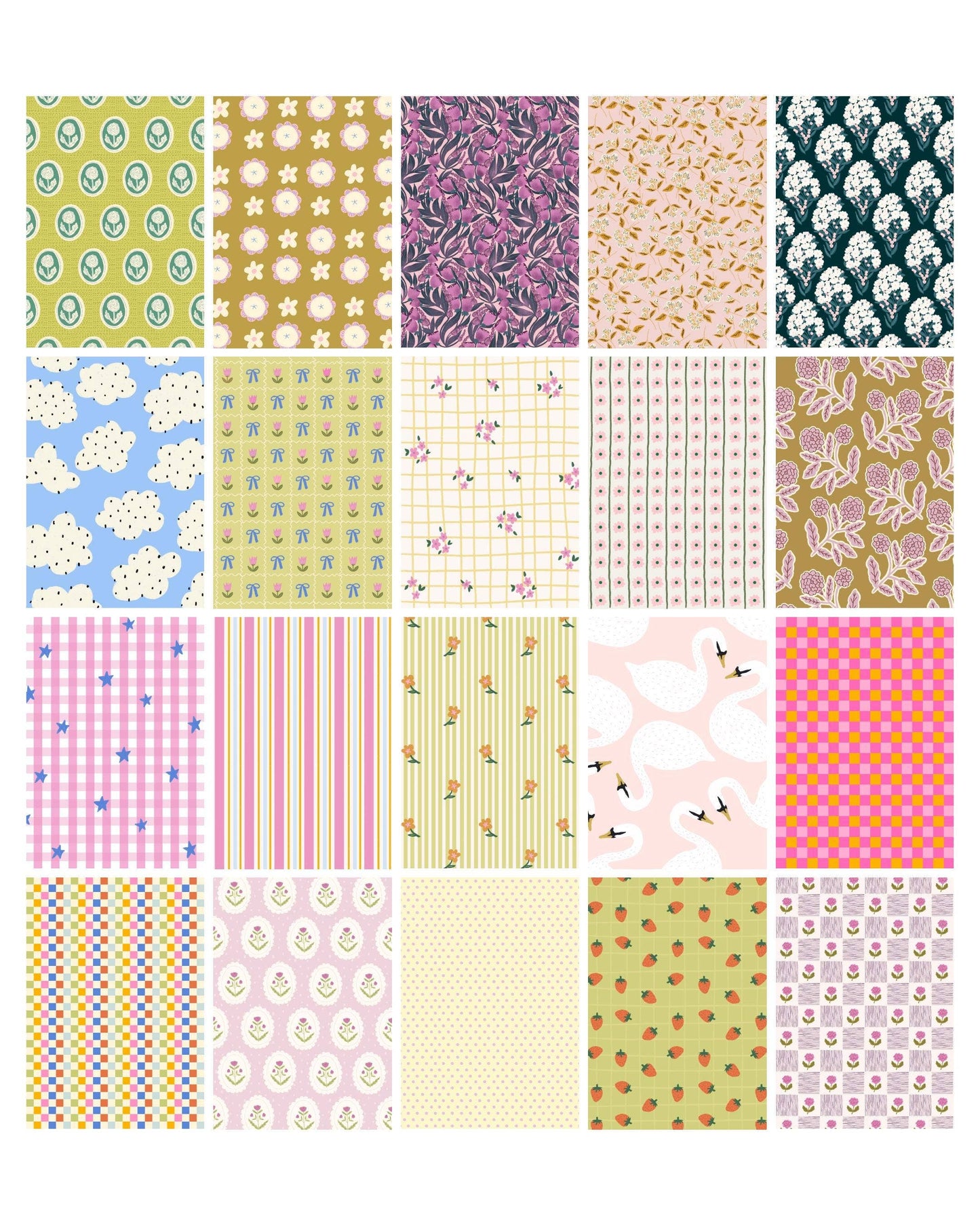 NanyCraftShop Scrapbook Paper Book - Spring Edition