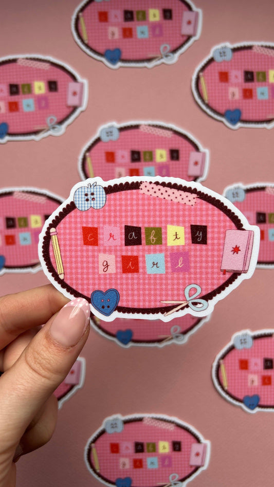 NanyCraftShop - Crafty Girl XL Sticker