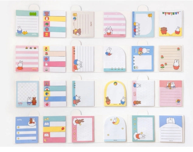 COMING SOON: Miffy 6-Section Sticky Memo Pad Set
