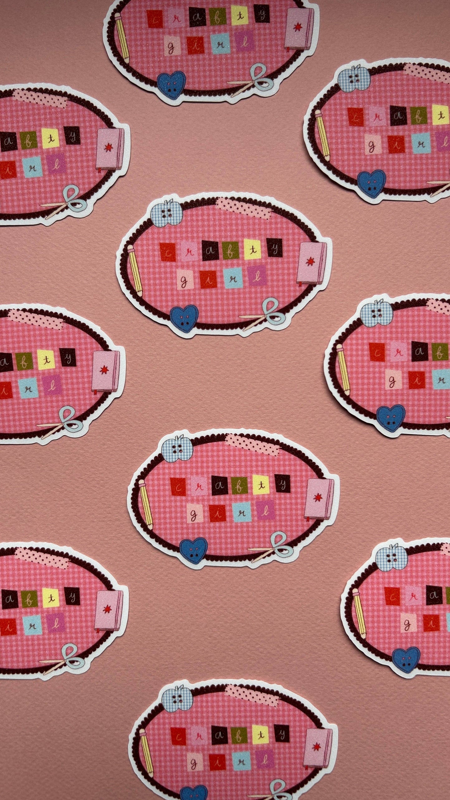 NanyCraftShop - Crafty Girl XL Sticker