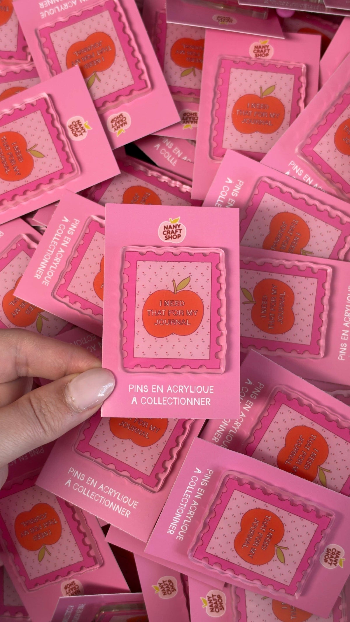 Coming Soon: Nany Craft Shop - Apple Stamp Pin