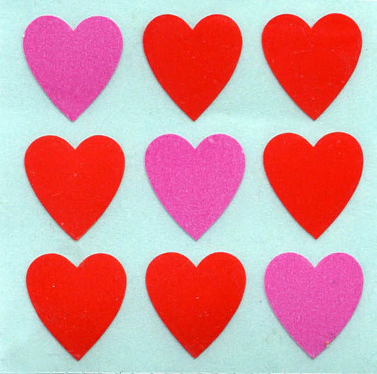 Stickermagic - Paper Stickers - Red Hearts