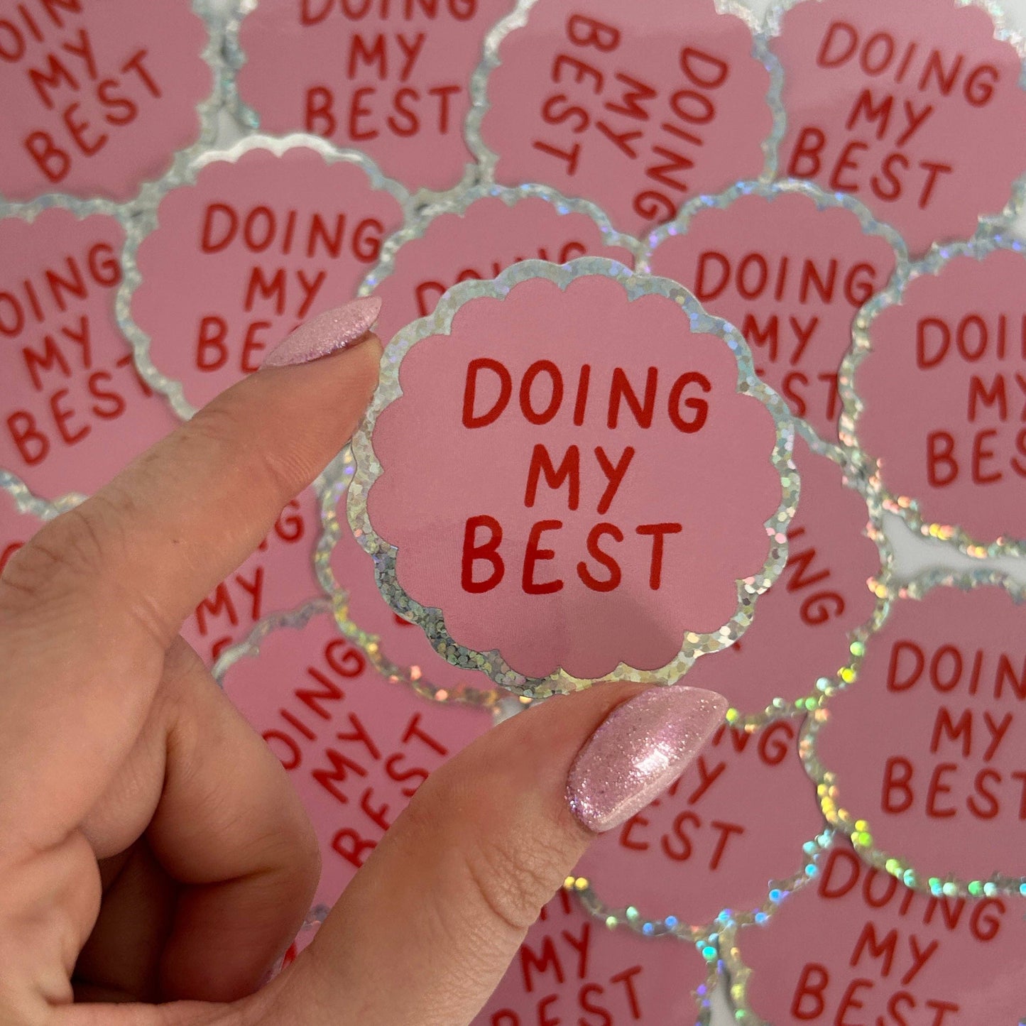 NanyCraftShop - Doing My Best Sticker