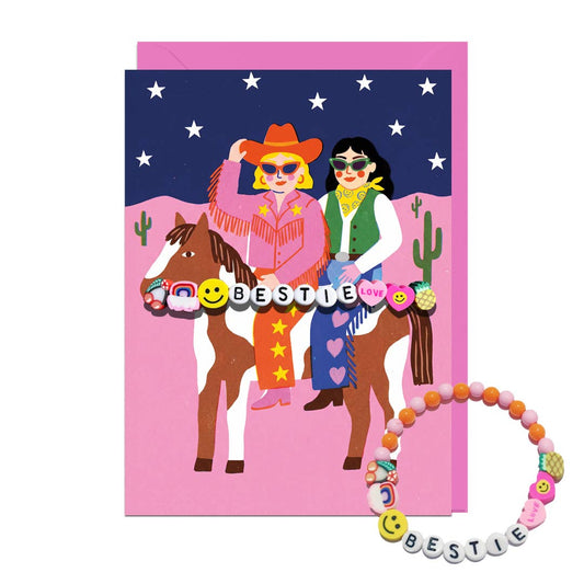 COMING SOON: Jolly Awesome - Bestie Cowgirl Friendship Bracelet Card