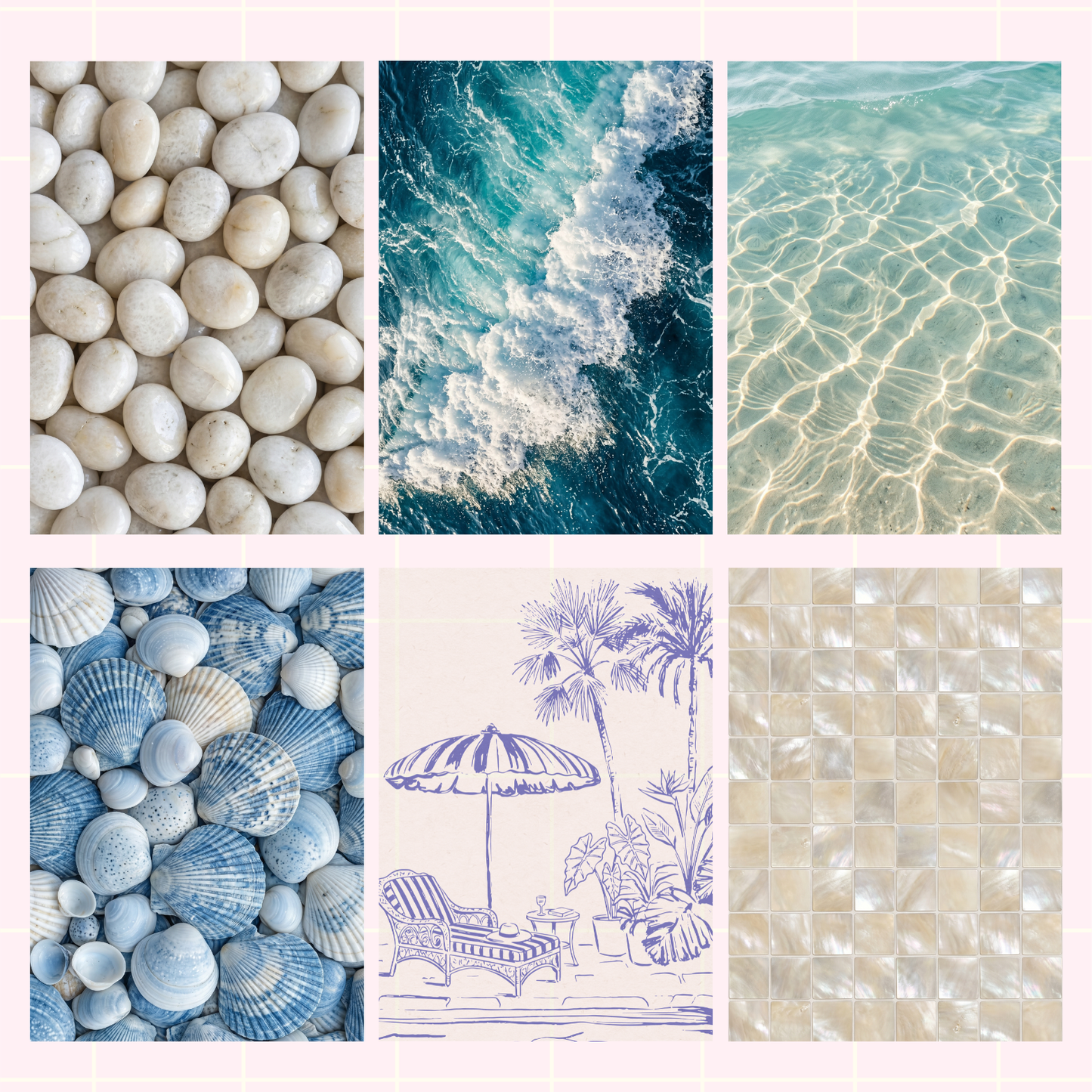 Ocean Vibes Scrapbook Paper Pack