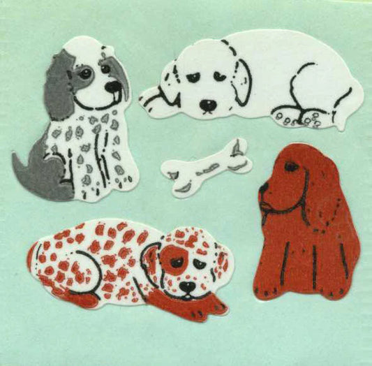 Stickermagic - Paper Stickers - Puppies & Bone