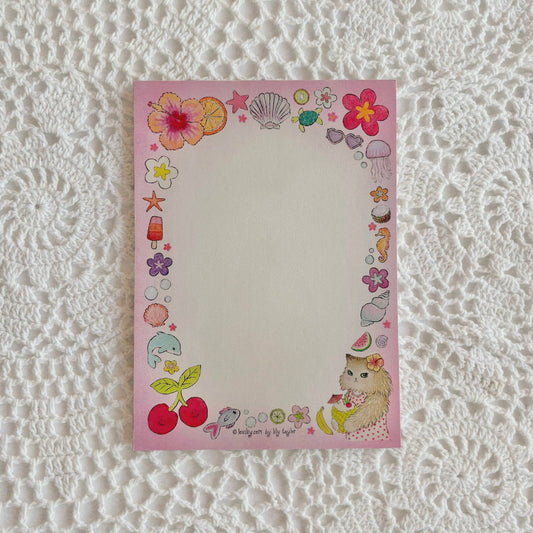 COMING SOON: Loviliy - Tropical Kitty Notepad