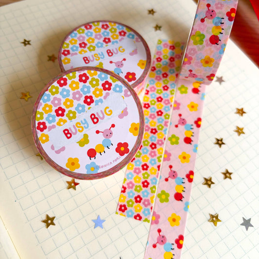 COMING SOON: Veronica Porlier Illustrations - Busy Bug Washi tape