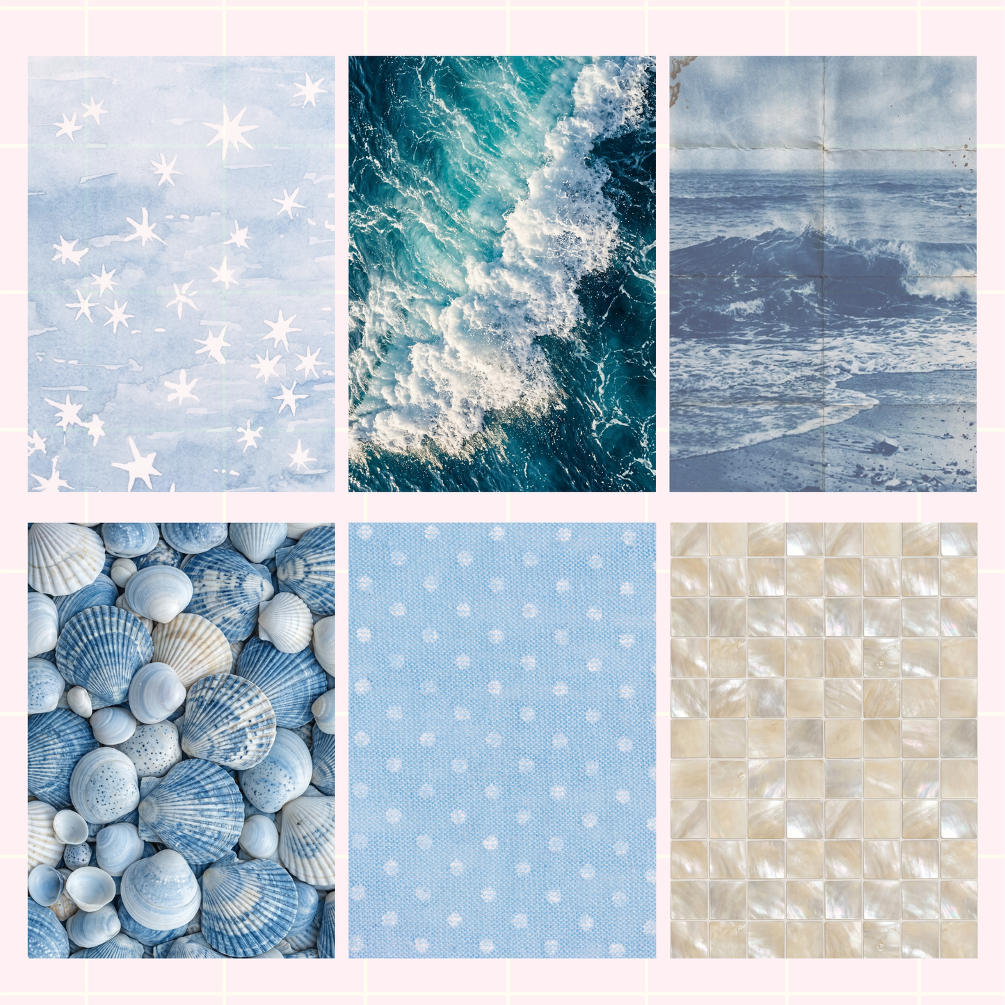 Ocean Vibes Scrapbook Paper Pack