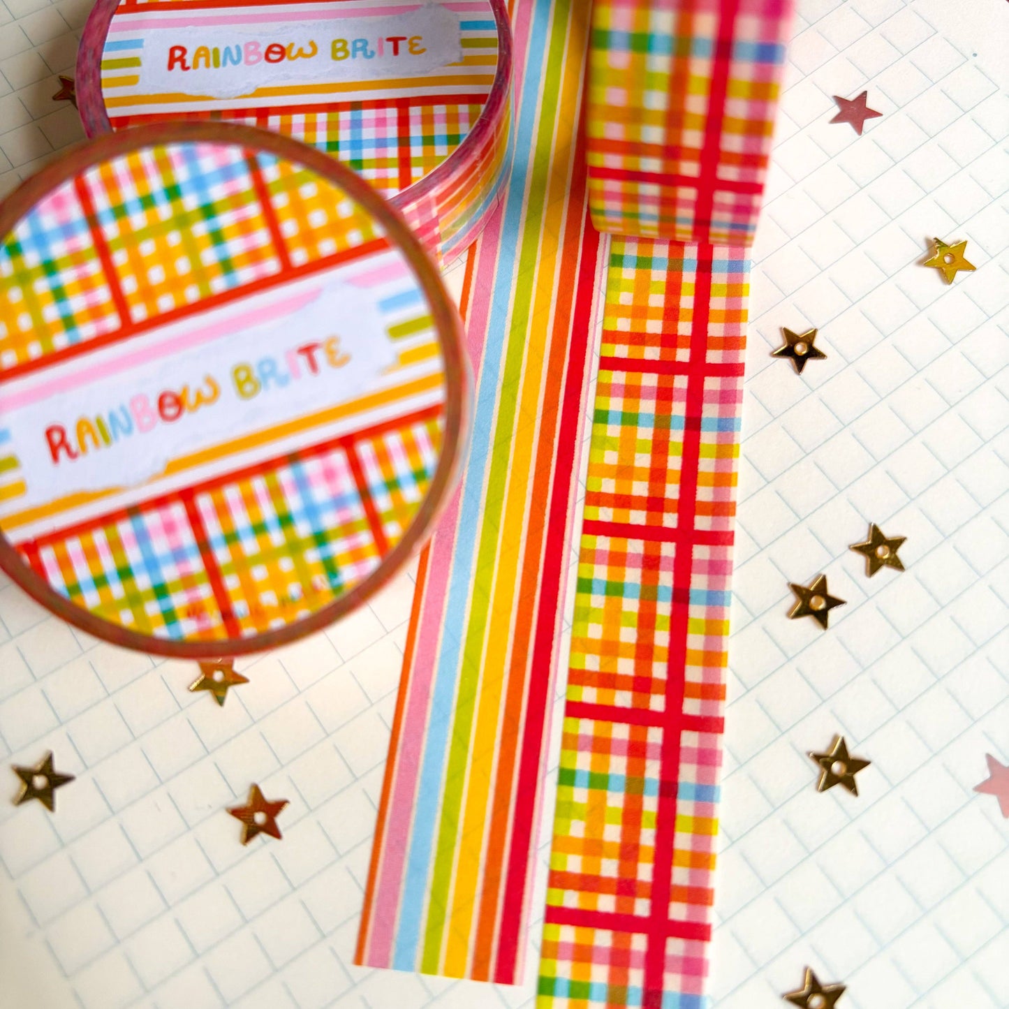 COMING SOON: Veronica Porlier Illustrations - Rainbow Brite Washi Tape