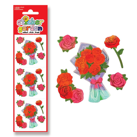 COMING SOON: Sticker Garden - Pearl Roses Valentine Sticker Sheet