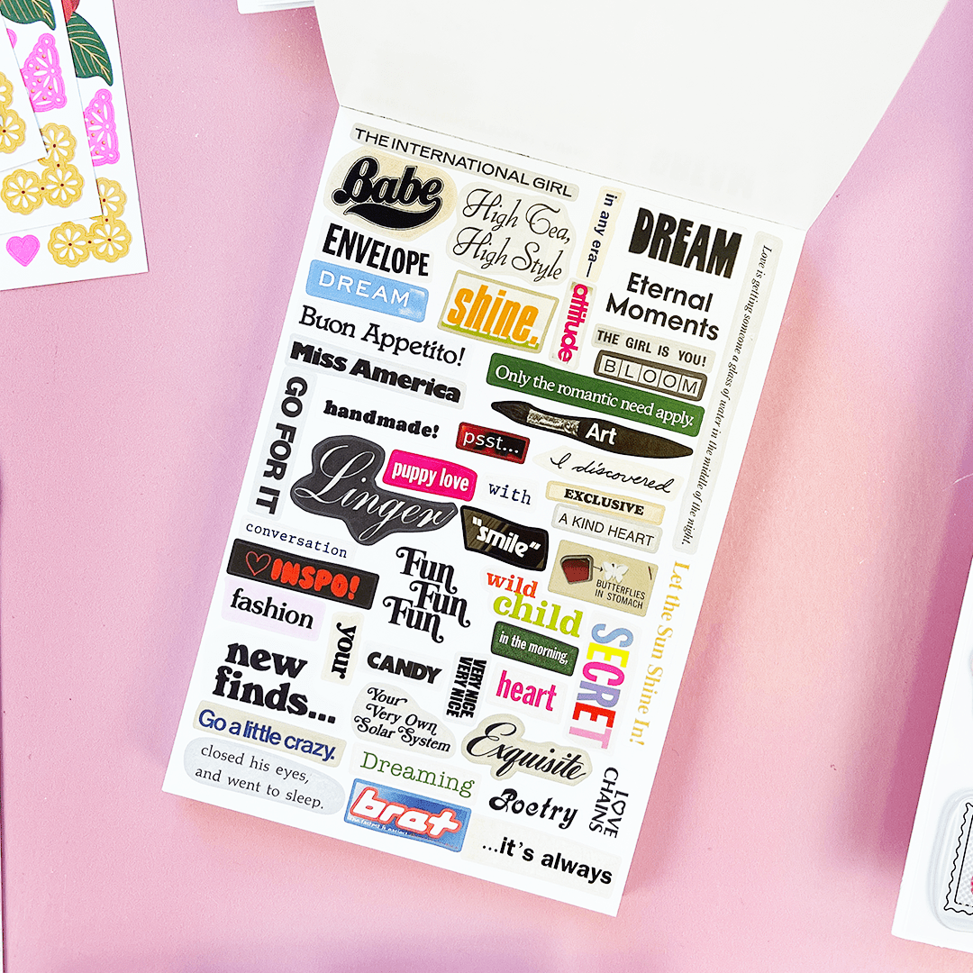 COMING SOON: Pipsticks x Haricot Vert Daydreams Sticker Postcard Book