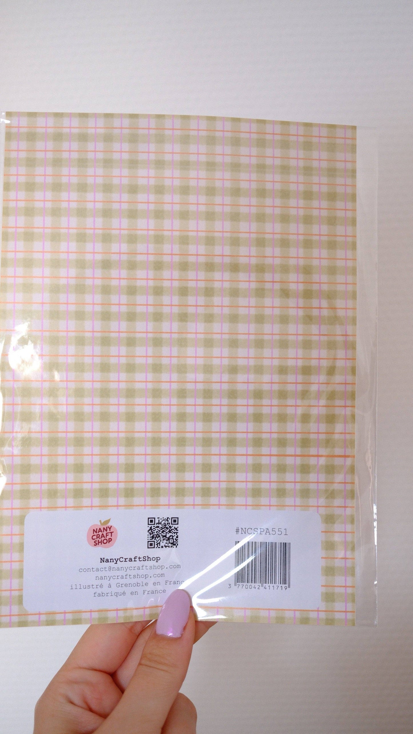 COMING SOON: Nany Craft Shop - A5 Sheet of Holographic Flower Stickers