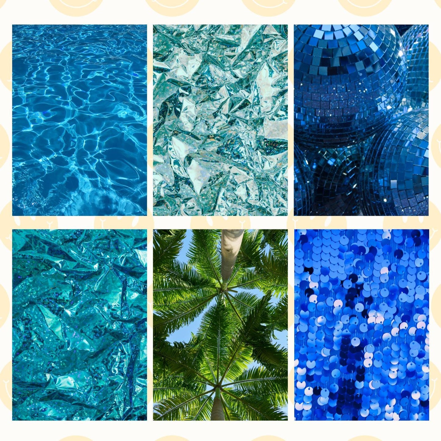 Blue Themed Sticker Paper: Scrapbook, Junk Journal, Planner
