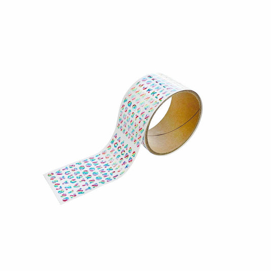 Pipsticks - Tear-off Stickers - Rainbow Stripe Alphabet