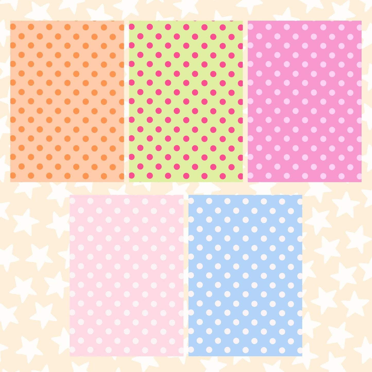 Polka Dot Scrapbook Paper Pack