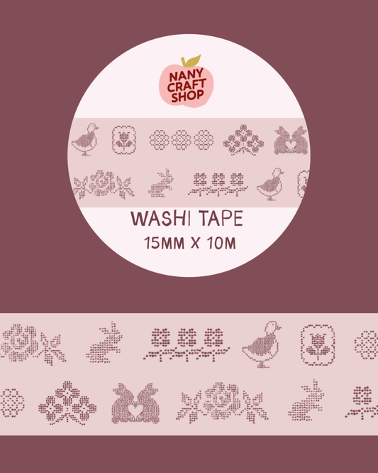 Nany Craft Shop - Embroidery Washi Tape