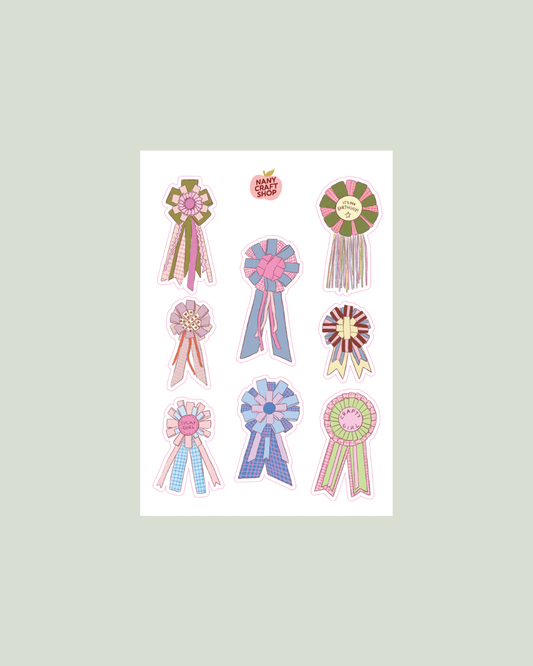 COMING SOON: Nany Craft Shop - A6 Rosette Sticker Sheet