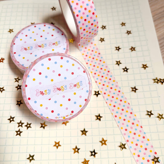 COMING SOON: Veronica Porlier Illustrations - Busy Bug’s Dots Washi Tape
