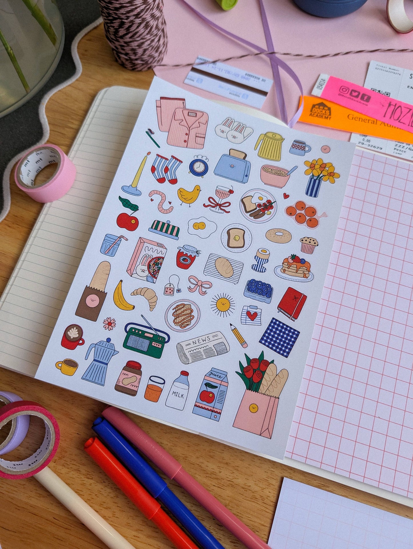 Hollie Fuller - Breakfast Sticker Sheet