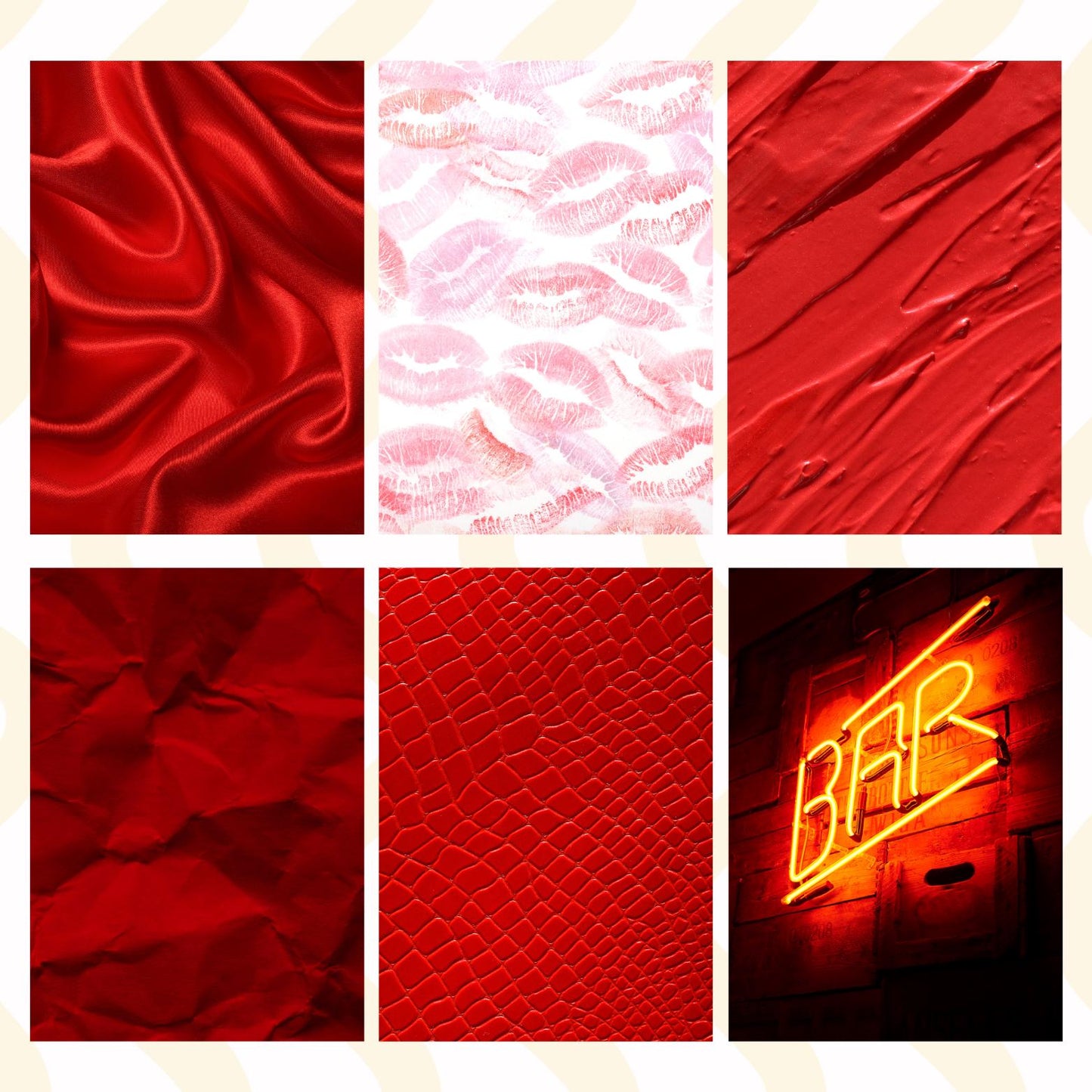 Red Sticky Back Journal Paper Pack